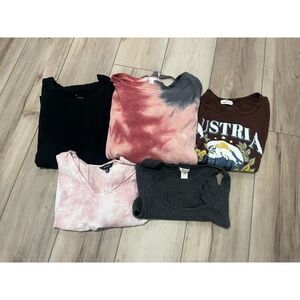 5 pcs Clothing Bundle Tops/Sweatshirt Women Size Large